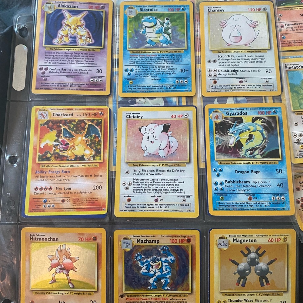 Pokémon cards.